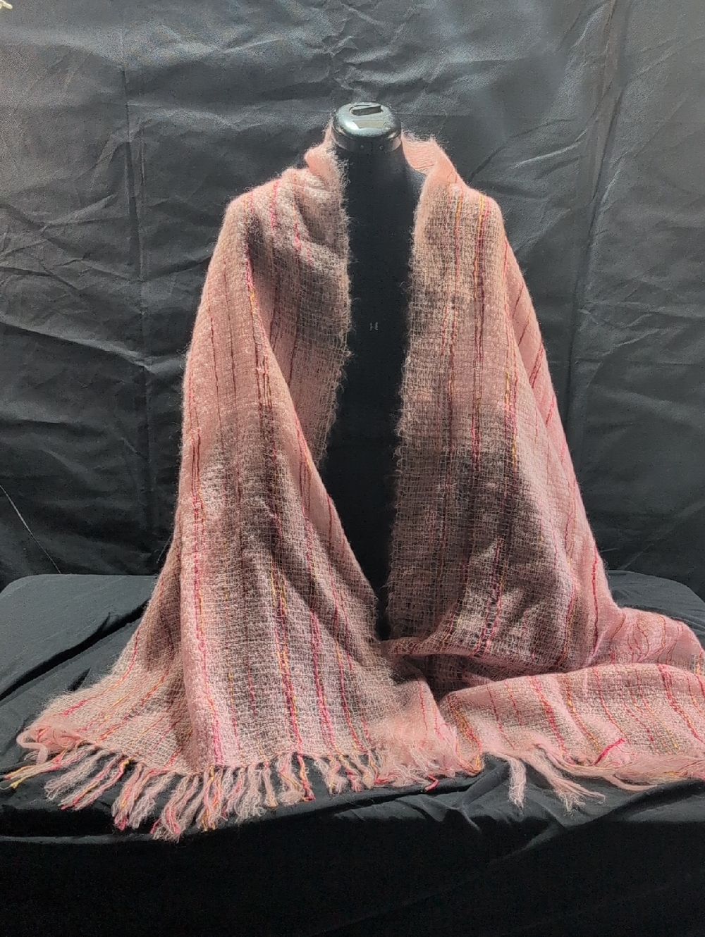 Hand Woven Mohair Shawl Wrap